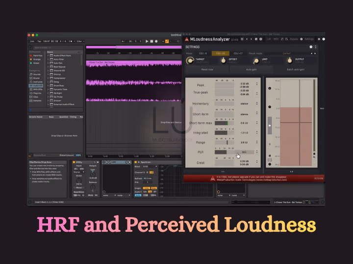 HRF and Perceived Loudness: Why Harmonic Organization Matters More Than Just Compression